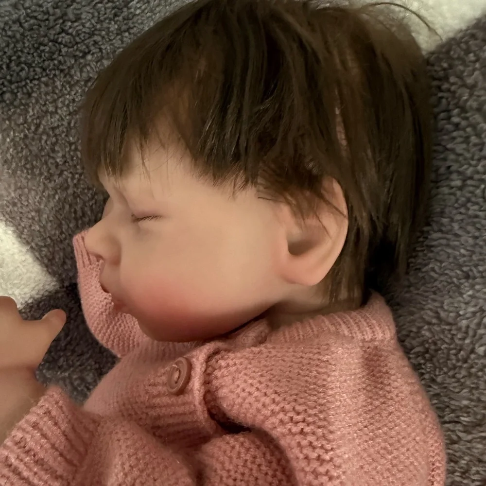 REBORN BABY DOLL Lifelike Newborn Girl Full Body Vinyl, Anatomically Correct! - Picture 12 of 17